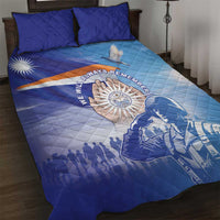 Marshall Islands Remembrance Day Quilt Bed Set We Will Always Remember LT05 Blue - Polynesian Pride