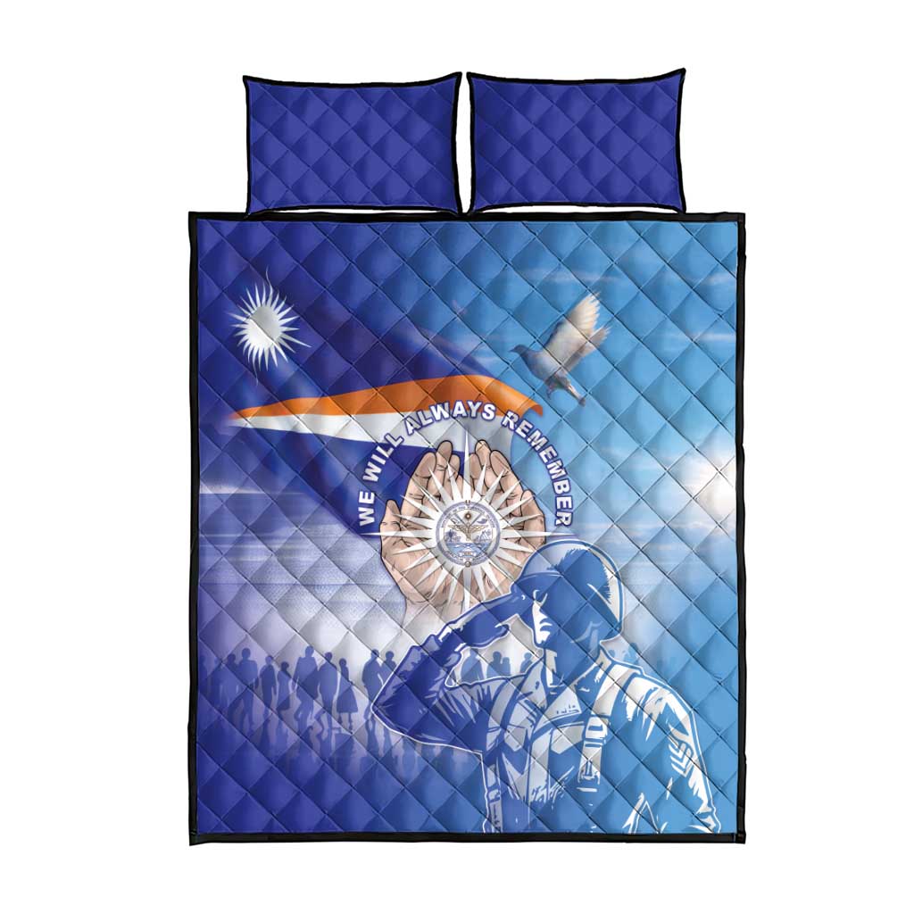 Marshall Islands Remembrance Day Quilt Bed Set We Will Always Remember LT05 - Polynesian Pride