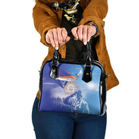 Marshall Islands Remembrance Day Shoulder Handbag We Will Always Remember LT05 One Size Blue - Polynesian Pride