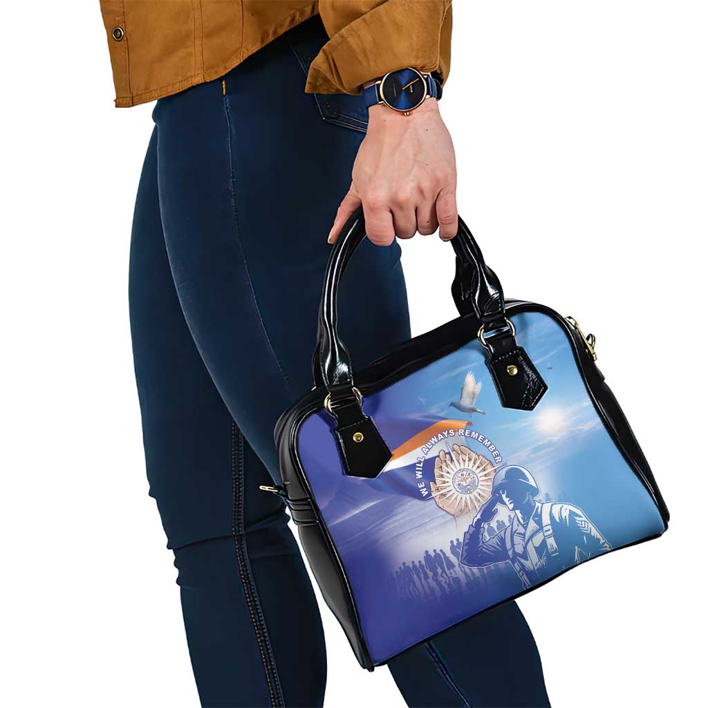 Marshall Islands Remembrance Day Shoulder Handbag We Will Always Remember LT05 - Polynesian Pride