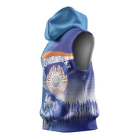 Personalised Marshall Islands Remembrance Day Sleeveless Hoodie We Will Always Remember LT05 - Polynesian Pride