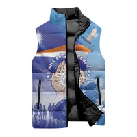 Personalised Marshall Islands Remembrance Day Sleeveless Puffer Jacket We Will Always Remember