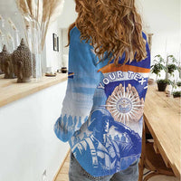 Personalised Marshall Islands Remembrance Day Women Casual Shirt We Will Always Remember
