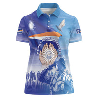 Personalised Marshall Islands Remembrance Day Women Polo Shirt We Will Always Remember