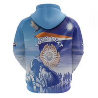 Personalised Marshall Islands Remembrance Day Zip Hoodie We Will Always Remember LT05 - Polynesian Pride