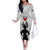 New Zealand ANZAC Day Family Matching Off The Shoulder Long Sleeve Dress and Hawaiian Shirt For The Nurse Lest We Forget LT05 Mom's Dress White - Polynesian Pride