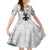 New Zealand ANZAC Day Family Matching Short Sleeve Bodycon Dress and Hawaiian Shirt For The Nurse Lest We Forget LT05 Daughter's Dress White - Polynesian Pride