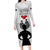 New Zealand ANZAC Day Long Sleeve Bodycon Dress For The Nurse Lest We Forget LT05 Long Dress White - Polynesian Pride