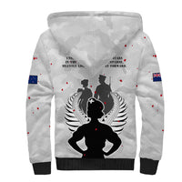 New Zealand ANZAC Day Sherpa Hoodie For The Nurse Lest We Forget LT05 - Polynesian Pride