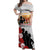 New Zealand ANZAC Day Off Shoulder Maxi Dress The Unsung Heroes Sisters of War LT05 Women White - Polynesian Pride