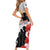 New Zealand ANZAC Day Short Sleeve Bodycon Dress The Unsung Heroes Sisters of War LT05 - Polynesian Pride