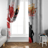 New Zealand ANZAC Day Window Curtain The Unsung Heroes Sisters of War