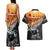 New Zealand ANZAC Rugby Couples Matching Tank Maxi Dress and Hawaiian Shirt Soldier Fern With Kiwi Bird LT05