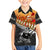 New Zealand ANZAC Rugby Family Matching Off Shoulder Short Dress and Hawaiian Shirt Soldier Fern With Kiwi Bird LT05