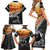 New Zealand ANZAC Rugby Family Matching Short Sleeve Bodycon Dress and Hawaiian Shirt Soldier Fern With Kiwi Bird LT05