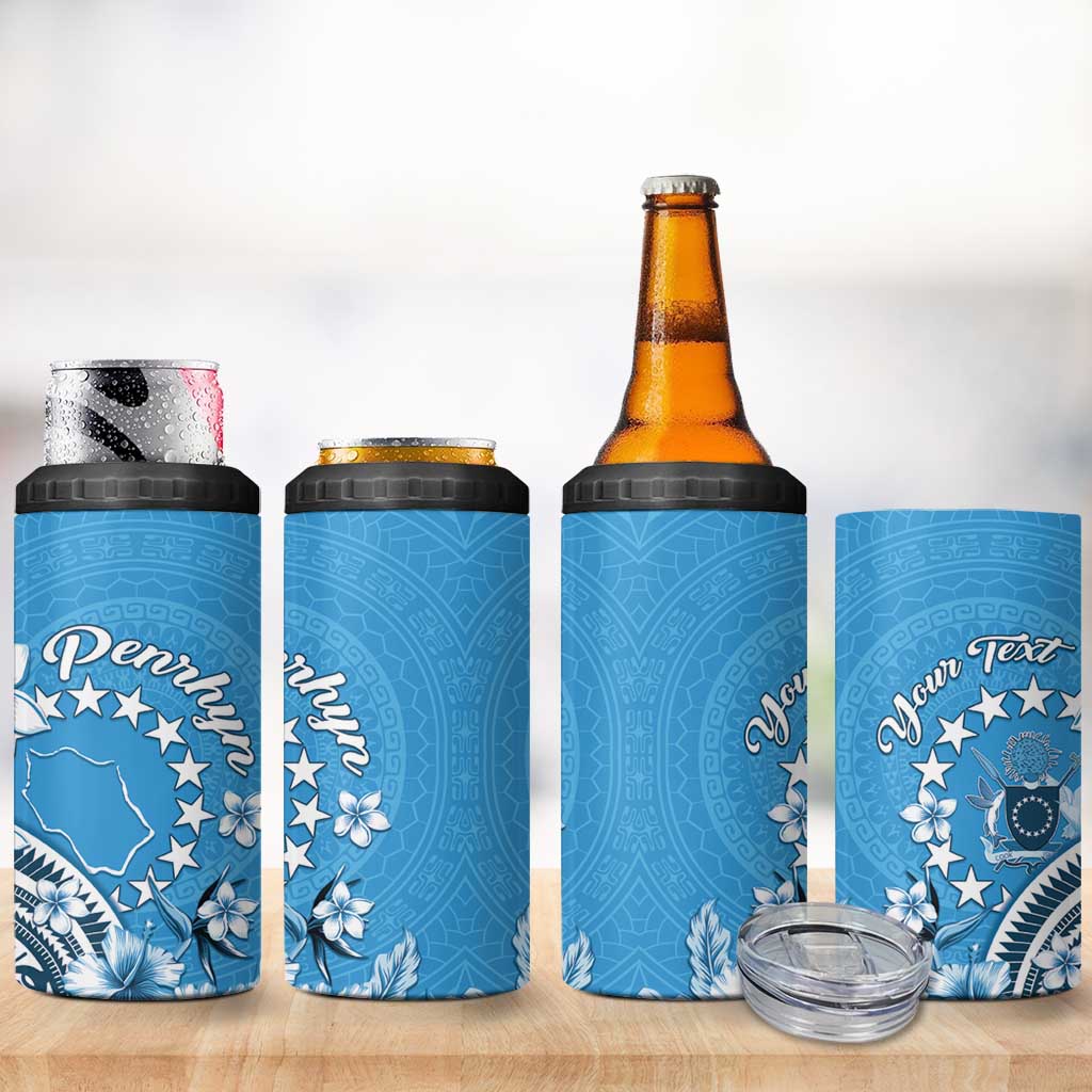 Personalised Penrhyn Gospel Day 4 in 1 Can Cooler Tumbler Cook Islands Tribal Pattern LT05 - Polynesian Pride