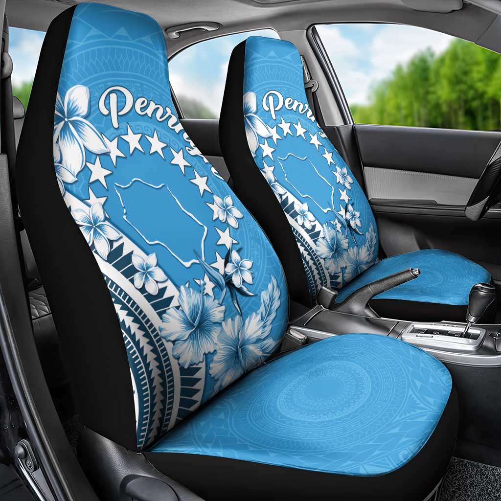 Penrhyn Gospel Day Car Seat Cover Cook Islands Tribal Pattern