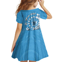 Personalised Penrhyn Gospel Day Family Matching Off The Shoulder Long Sleeve Dress and Hawaiian Shirt Cook Islands Tribal Pattern