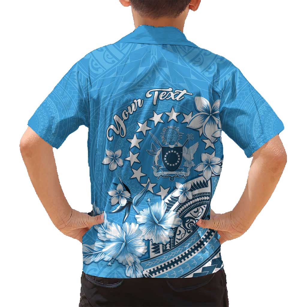 Personalised Penrhyn Gospel Day Family Matching Summer Maxi Dress and Hawaiian Shirt Cook Islands Tribal Pattern