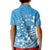 Personalised Penrhyn Gospel Day Kid Polo Shirt Cook Islands Tribal Pattern