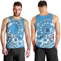 Personalised Penrhyn Gospel Day Men Tank Top Cook Islands Tribal Pattern LT05 - Polynesian Pride
