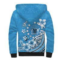 Personalised Penrhyn Gospel Day Sherpa Hoodie Cook Islands Tribal Pattern LT05 - Polynesian Pride