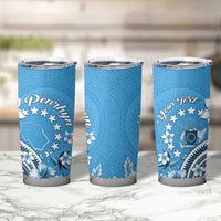 Personalised Penrhyn Gospel Day Tumbler Cup Cook Islands Tribal Pattern LT05 - Polynesian Pride
