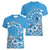 Personalised Penrhyn Gospel Day Women V-Neck T-Shirt Cook Islands Tribal Pattern