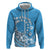 Personalised Penrhyn Gospel Day Zip Hoodie Cook Islands Tribal Pattern