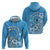 Personalised Penrhyn Gospel Day Zip Hoodie Cook Islands Tribal Pattern