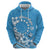 Personalised Penrhyn Gospel Day Zip Hoodie Cook Islands Tribal Pattern
