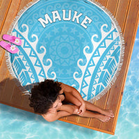Cook Islands Mauke Beach Blanket Polynesian Tribal Tattoo LT05 - Polynesian Pride