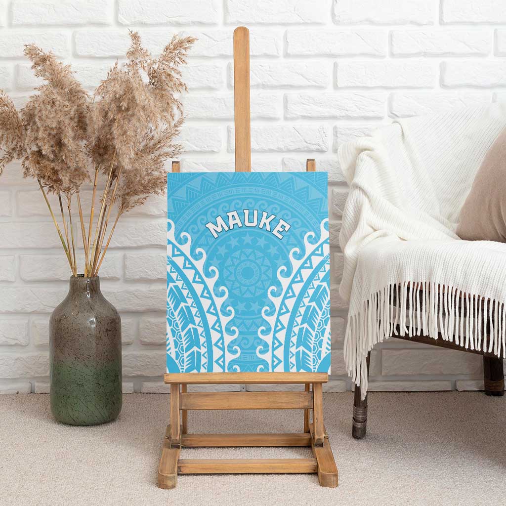 Cook Islands Mauke Canvas Wall Art Polynesian Tribal Tattoo LT05 - Polynesian Pride