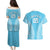 Custom Cook Islands Mauke Couples Matching Puletasi and Hawaiian Shirt Polynesian Tribal Tattoo
