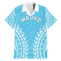Custom Cook Islands Mauke Family Matching Puletasi and Hawaiian Shirt Polynesian Tribal Tattoo
