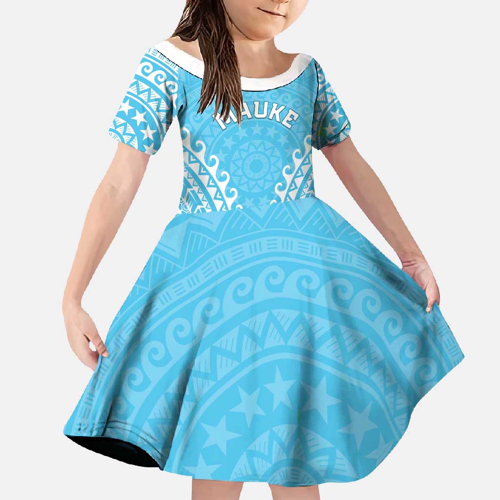 Custom Cook Islands Mauke Family Matching Tank Maxi Dress and Hawaiian Shirt Polynesian Tribal Tattoo