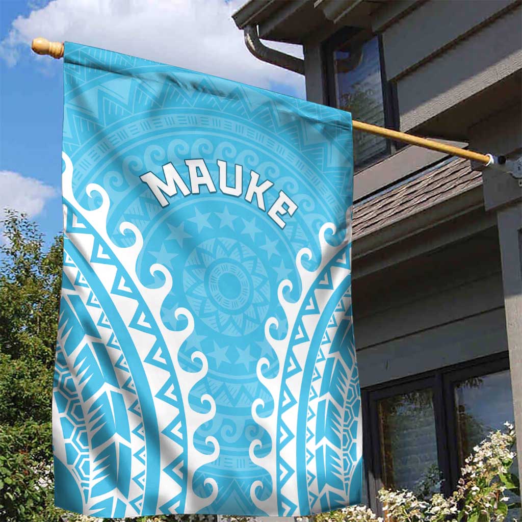 Cook Islands Mauke Garden Flag Polynesian Tribal Tattoo LT05 - Polynesian Pride