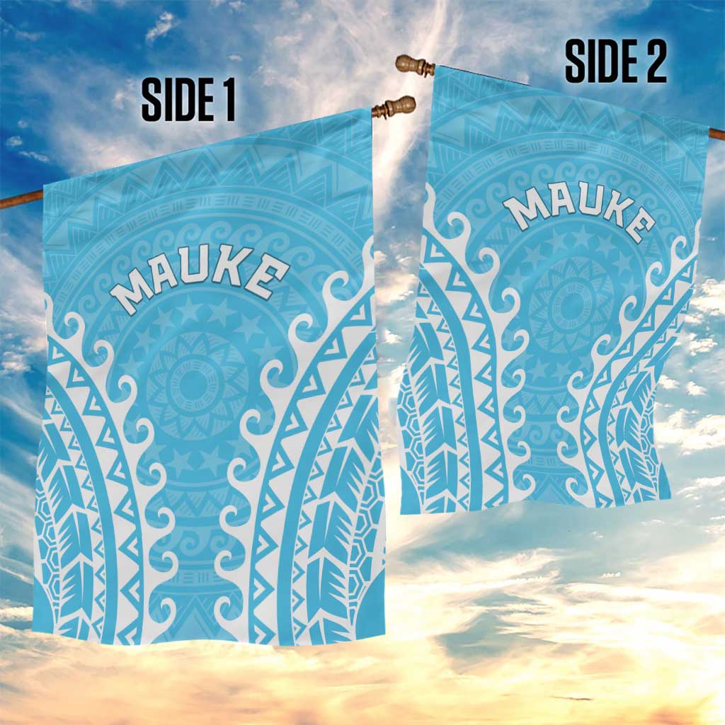 Cook Islands Mauke Garden Flag Polynesian Tribal Tattoo LT05 - Polynesian Pride
