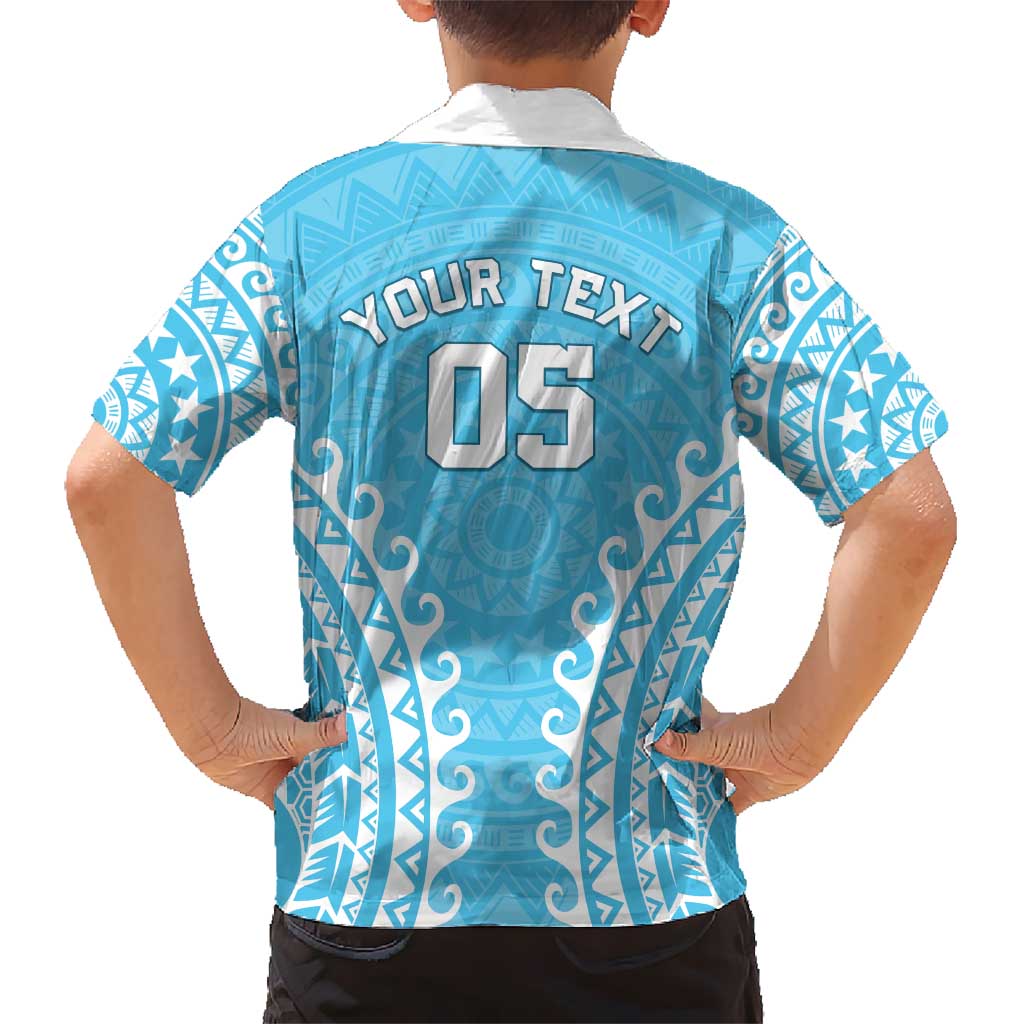 Custom Cook Islands Mauke Hawaiian Shirt Polynesian Tribal Tattoo