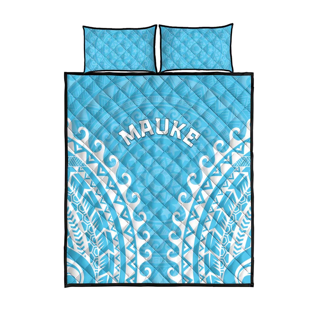 Cook Islands Mauke Quilt Bed Set Polynesian Tribal Tattoo LT05 - Polynesian Pride