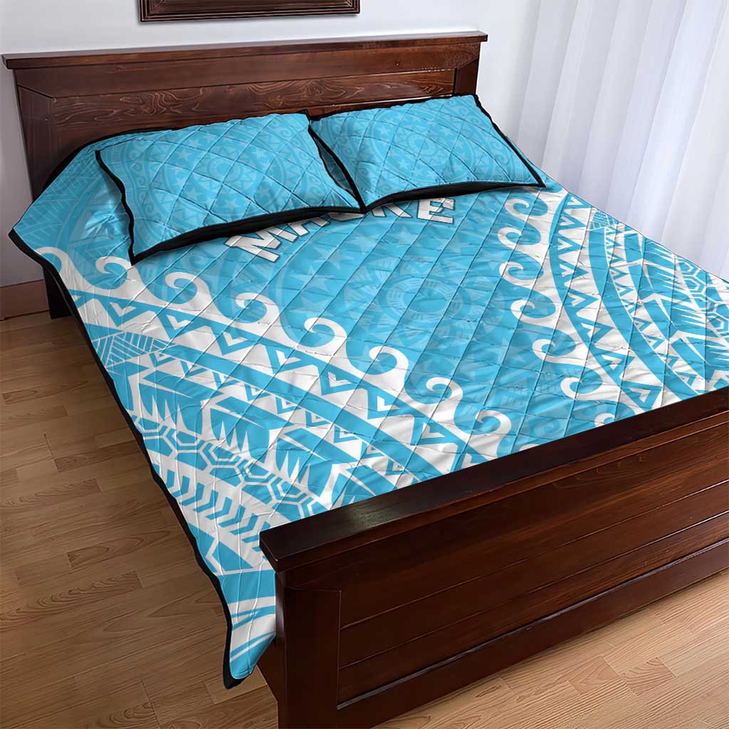 Cook Islands Mauke Quilt Bed Set Polynesian Tribal Tattoo LT05 - Polynesian Pride
