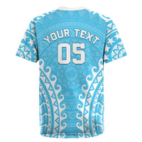 Custom Cook Islands Mauke Rugby Jersey Polynesian Tribal Tattoo