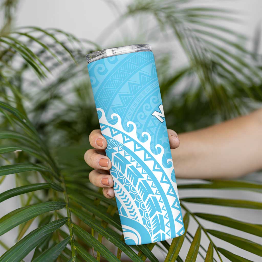 Cook Islands Mauke Skinny Tumbler Polynesian Tribal Tattoo