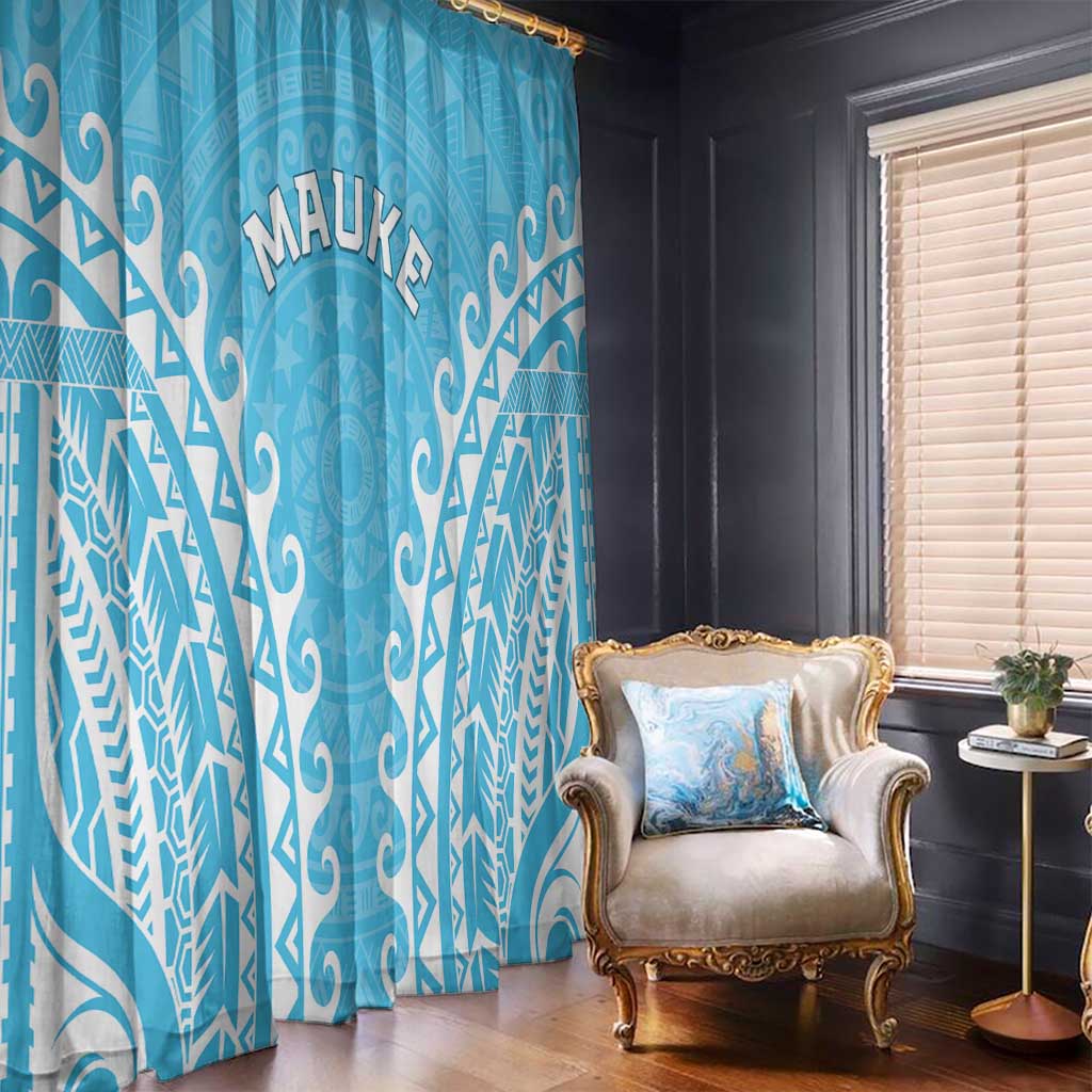 Cook Islands Mauke Window Curtain Polynesian Tribal Tattoo LT05 - Polynesian Pride