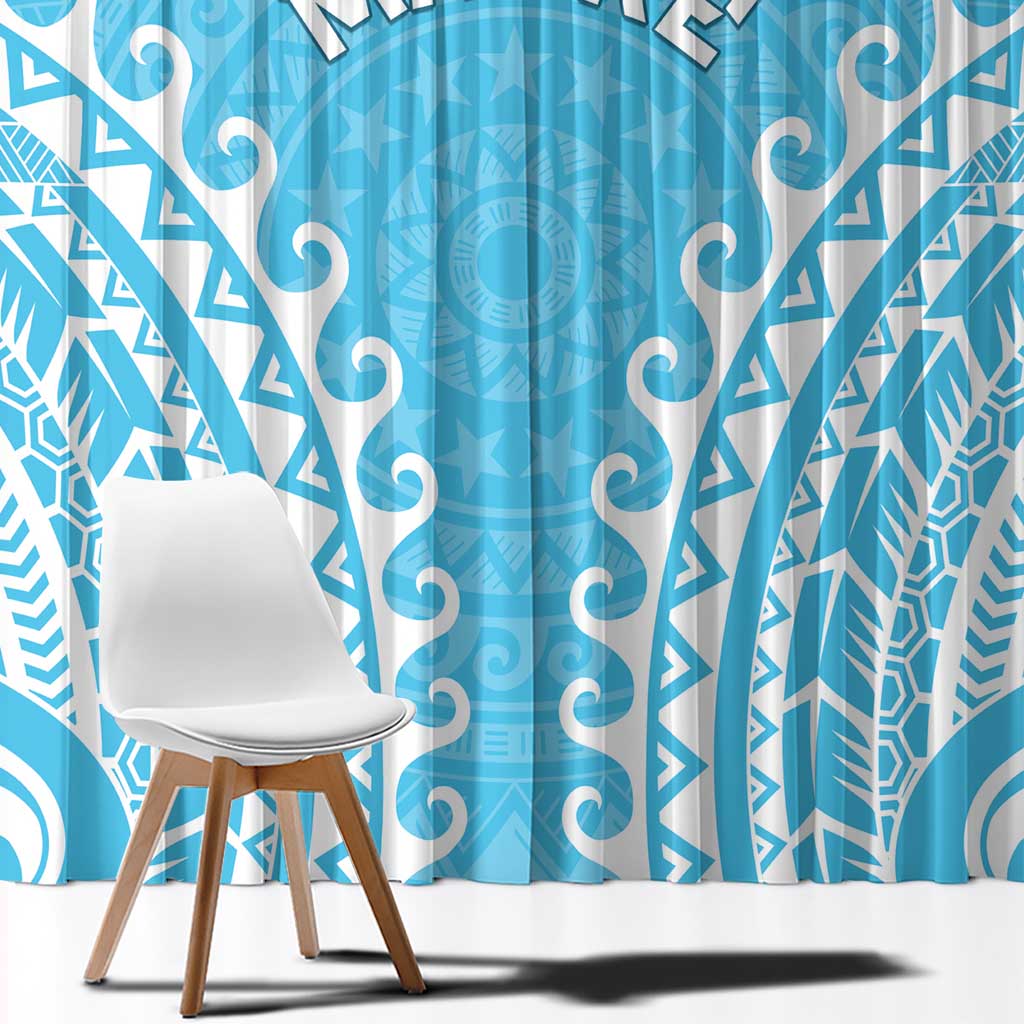 Cook Islands Mauke Window Curtain Polynesian Tribal Tattoo LT05 - Polynesian Pride