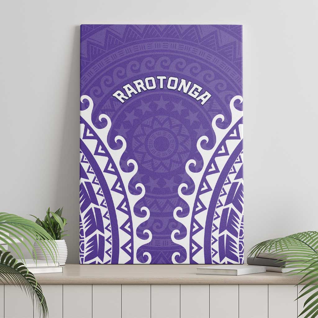 Cook Islands Rarotonga Canvas Wall Art Polynesian Tribal Tattoo LT05 - Polynesian Pride