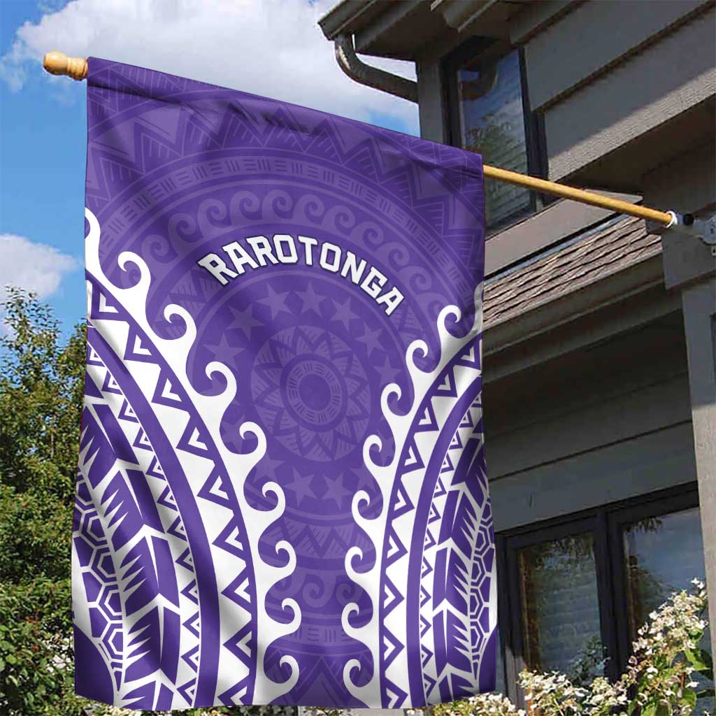 Cook Islands Rarotonga Garden Flag Polynesian Tribal Tattoo LT05 - Polynesian Pride