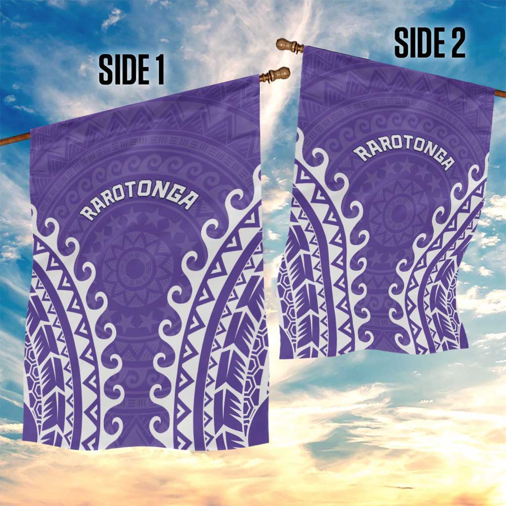 Cook Islands Rarotonga Garden Flag Polynesian Tribal Tattoo LT05 - Polynesian Pride