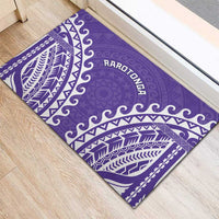 Cook Islands Rarotonga Rubber Doormat Polynesian Tribal Tattoo LT05 - Polynesian Pride