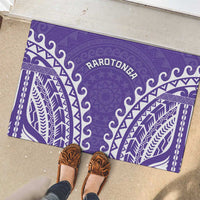 Cook Islands Rarotonga Rubber Doormat Polynesian Tribal Tattoo LT05 - Polynesian Pride